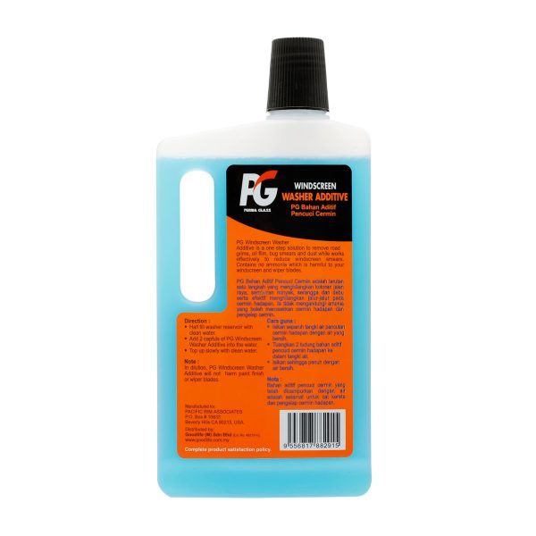 PG PERMA GLASS WINDSCREEN WASHER ADDITIVES 500ML - Image 2