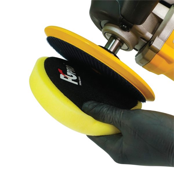 PG Pro Medium Foam Premium Polishing Pad 6" | Level 2 – Medium Cut (Yellow) - Image 3