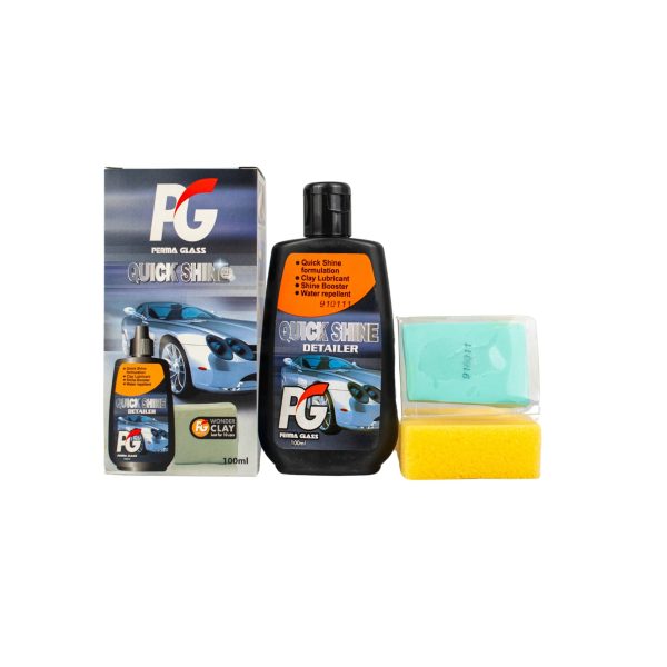 PG Quick Shine Clay Mini Kit Set (100ml)