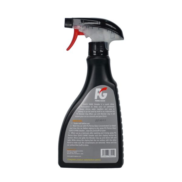 PG Quick Shine Detailer Spray (500ml) - Image 3