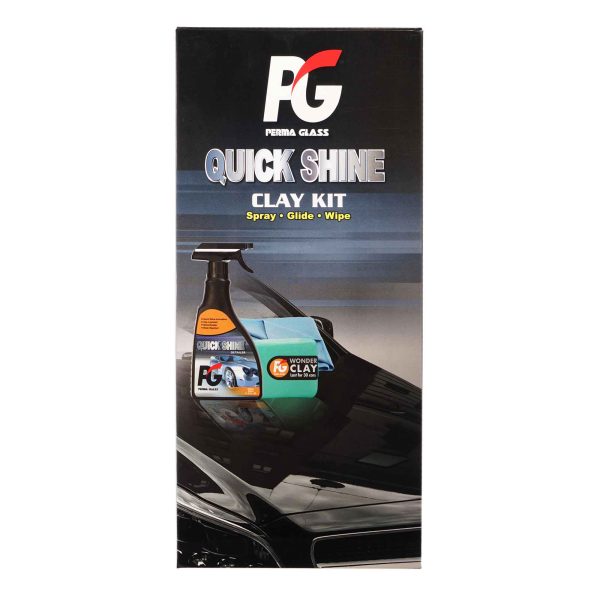 PG PERMA GLASS QUICK SHINE CLAY KIT SET