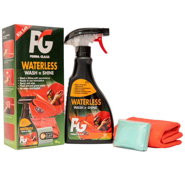 PG Waterless Wash & Shine Kit Set (500ml)